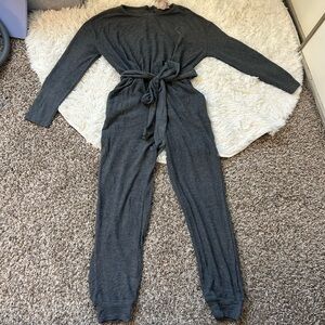 Philosophy Gray Jumpsuit with Tie Waist